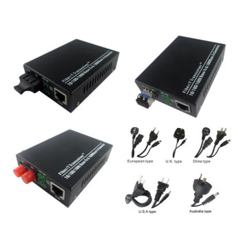 10/100/1000m Single Fiber Fiber Media Converter